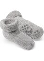 Fellhof Dětské vlněné ponožky s protiskluzem Šedé