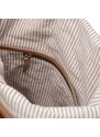 Bagind Roluy Tramp - praktický unisex batoh z hnědého canvasu s koženými detaily
