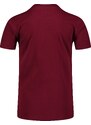 Nordblanc Vínové dámské bavlněné tričko PALMS