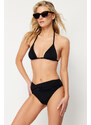 Trendyol Black Knotted Hipster Bikini Bottom