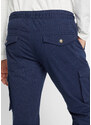 bonprix Cargo kalhoty Regular Fit, Straight Modrá