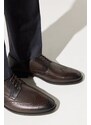 ALTINYILDIZ CLASSICS Men's Brown 100% Genuine Leather Classic Shoes