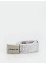 Carhartt WIP Clip Belt Chrome (sonic silver)šedá