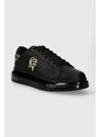 Kožené sneakers boty Karl Lagerfeld KAPRI KUSHION černá barva, KL52634