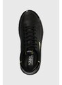 Kožené sneakers boty Karl Lagerfeld KAPRI KUSHION černá barva, KL52634