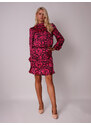 AX Paris Woman's Dress DA1603 Cerise