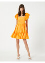 Koton Crew Neck Orange Above Knee Dress For Women 3sak80003ew