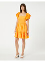 Koton Crew Neck Orange Above Knee Dress For Women 3sak80003ew