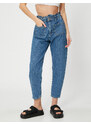 Koton Elastic Waist Jeans High Waist - Baggy Jeans