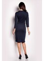 Awama Woman's Dress A151 Navy Blue