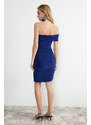 Trendyol Saks Fitted Knitted Evening Dress