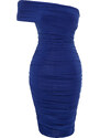 Trendyol Saks Fitted Knitted Evening Dress