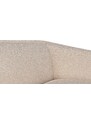 Krémově bílá čalouněná rohová pohovka FLEXLUX BELLE 210 cm, levá