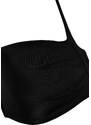 Trendyol Black Strapless Accessorized Bikini Top