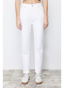 Trendyol White More Sustainable High Waist Mom Jeans