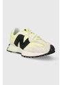 Sneakers boty New Balance 327 žlutá barva, WS327WG