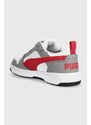 Dětské sneakers boty Puma Rebound V6 Lo Jr šedá barva