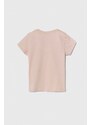 Dětské bavlněné tričko Calvin Klein Jeans 2-pack růžová barva