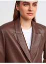 Dilvin 6939 Leather Jacket-brown