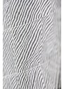 IB LAURSEN Prošívaná bavlněná taška White/Dark Grey stripes