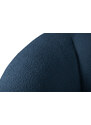 Modrá bouclé dvoumístná pohovka Cosmopolitan Design Essen 210 cm
