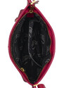 Dámská kožená crossbody kabelka Burkely Akay - růžová