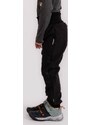 Batolecí softshellové kalhoty UNUO s fleecem Street Strong, Černá