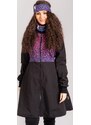 Dámský softshellový kabát UNUO s fleecem Romantico, Černá, Divočina
