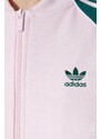 Mikina adidas Originals dámská, růžová barva, vzorovaná, IM9821