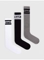 Ponožky kust. 3-pack pánské, černá barva