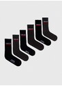 Ponožky Levi's 6-pack šedá barva