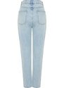 Trendyol Light Blue More Sustainable High Waist Mom Jeans