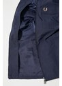 Bunda Fred Perry Zip Overshirt pánská, tmavomodrá barva, přechodná, M5684.608
