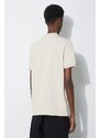 Bavlněné polo tričko Fred Perry Plain Shirt béžová barva, s aplikací, M6000.T04