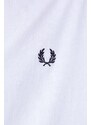 Bavlněné tričko Fred Perry Ringer T-Shirt bílá barva, s aplikací, M3519.100