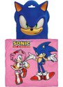 Setino Dětský nákrčník s motivem Sonic, růžový