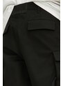 Kalhoty MSGM pánské, černá barva, ve střihu cargo