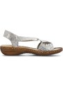 Dámské sandály RIEKER 60880-90 stříbrná