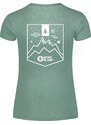 Nordblanc Zelené dámské bavlněné tričko EMBLEM