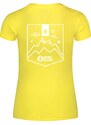 Nordblanc Žluté dámské bavlněné tričko EMBLEM