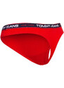 Tommy Hilfiger 3pack tanga kalhotky UW0UW047090WE Bílá/černá/červená