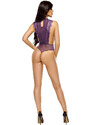 Erotické body Emiliana purple - BEAUTY NIGHT FASHION