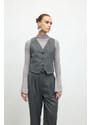 VATKALI Tailored Vest Gray