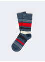 Big Star Man's Knee Socks Socks 211009 Navy 401
