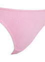 Trendyol Ecru-Pink-Green 3 Pack Cotton Thong Knitted Panties
