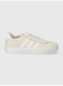 Dětské sneakers boty adidas VL COURT 3.0 K béžová barva