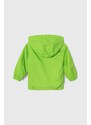 Dětská bunda United Colors of Benetton zelená barva