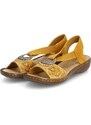 Dámské sandály RIEKER 608B9-68 žlutá