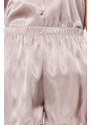 Trendyol Pink Satin Woven Pajama Set