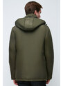 River Club Men's Khaki Hooded Water And Windproof Winter Jackets & Coats & Parka